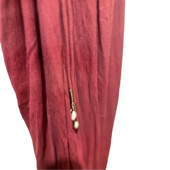 Rare Free People Coconuts All Day Summer Collection Maxi Dress in Rose Pink - Picture 9 of 11
